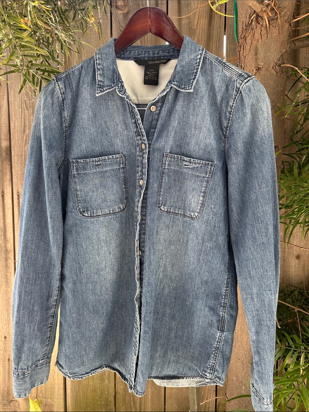 Calvin Klein denim button down